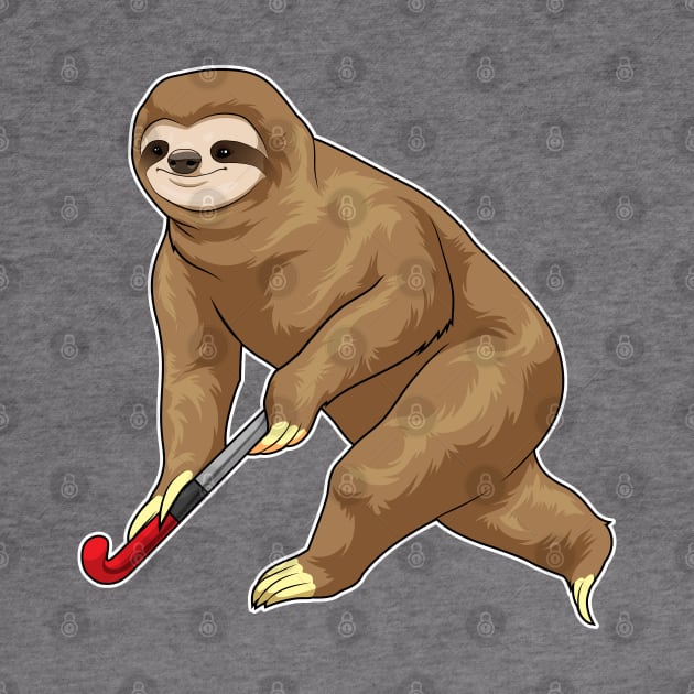 Sloth Field hockey Hockey stick by Markus Schnabel